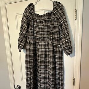 Loft plaid dress